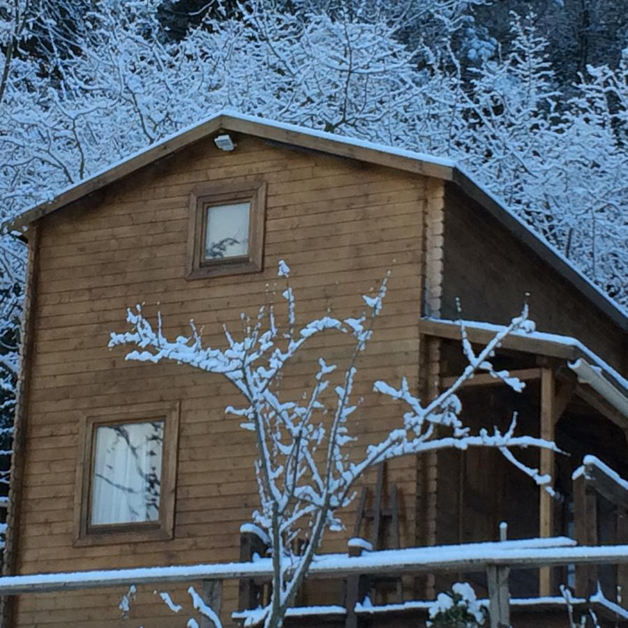 Gites Les Chalets Vezzani Spa Exterior foto